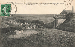 Chevreuse * Panorama De La Commune , Côté Est , Pris Du Haut Des Tours Du Château De La Madeleine - Chevreuse