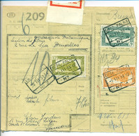 Belgique 1951 Bordereau De Collis à Bruxelles - Documents & Fragments