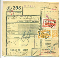 Belgique 1951 Bordereau De Collis à Bruxelles - Documents & Fragments