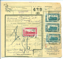 Belgique 1951 Bordereau De Collis à Bruxelles - Documents & Fragments