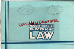 60-SENLIS- RARE CATALOGUE LE MOULIN COMBINE ELECTRIQUE LAW-AGRICULTURE-HUBERT BERNARD PLOMBERIE VALLON EN SULLY - Agriculture