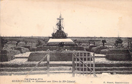 FRANCE - 54 - GERBEVILLER - Monument Aux Héros Du 36è Colonial - E Mamet - Militaria - Carte Postale Ancienne - Gerbeviller