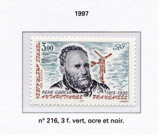 TAAF 1999 N° 216 Etv 217 Neufs ** Qualité Sup. - Unused Stamps