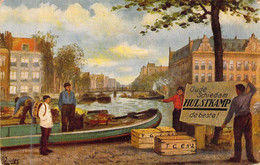 Publicité - HULSTKAMP - Illustration Signée OUDES - Carte Postale Ancienne - Reclame