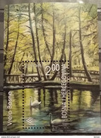 Bosnia And Hercegovina, 2001, Mi: Block 12 (MNH) - Cisnes