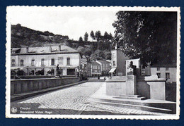 Luxembourg. Vianden. Monument Victor Hugo ( 1802-1885). Café Du Pont ( Th. Lorentz- H. Fentges). Pompe  à Essence Shell. - Vianden