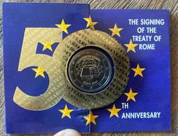 IRLANDE 2007 2 € "Traité De Rome" BU En Coincard Officielle - Irlande