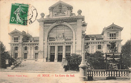 Nice * La Gare Du Sud * Ligne Chemin De Fer - Transport (rail) - Station
