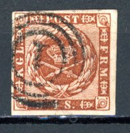 Danemark   Y&T    8   Mi   7   Obl   ---    Parfait état - Used Stamps