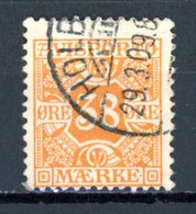 Danemark   Y&T    Journaux   6   Mi   6   Verrechnungsmarken    Obl   ---    Excellent état - Revenue Stamps