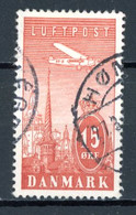 Danemark   Y&T    PA  7    Mi   218   Obl   ---    Excellent état - Airmail