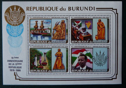 BURUNDI   1986   :  BLOC 121B ** Neuf MNH CAT.:70,00€ - Nuovi