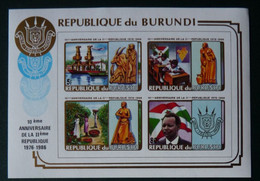 BURUNDI   1986   :  BLOC 121C ** Neuf MNH CAT.:70,00€ IMPERF - Unused Stamps