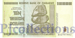 ZIMBABWE 10 TRILLION DOLLARS 2008 PICK 88 UNC - Zimbabwe