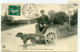 45 - BRIARE - Service De La Poste Par Voiture à Chien - Briare