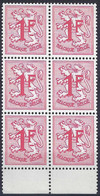 COB 1027B ** - Bloc De 6 Timbres - 1951-1975 Heraldieke Leeuw