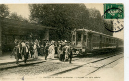 95 - NOINTEL - Mariage Au Château - L'arrivée Du Train Spécial - Nointel