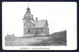 KNOKKE - KNOCKE : Villa Marie-Alphonse [2 Scans R°V°] - Knokke