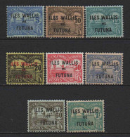 Wallis Et Futuna  - 1920 -  Tb Taxe 1 à 8 - Neufs * - MLH - Portomarken