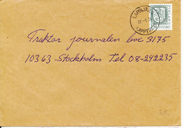 Finland Cover Sent To Sweden 27-1-1984 Single Franked - Cartas & Documentos