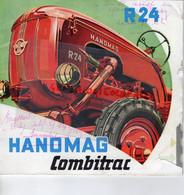 ALLEMAGNE- RARE CATALOGUE TRACTEUR R 24 HANOMAG-HANNOVER-AGRICULTURE AGRICOLE - Landwirtschaft