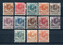 1909.GUINEA.EDIFIL 59/71*.NUEVOS CON FIJASELLOS(MH).CATALOGO 50€ - Guinea Española