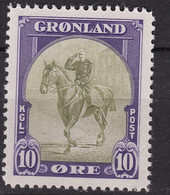 KING KÖNIG ROI CHRISTIAN X GREENLAND GRÖNLAND GROENLAND 1945 MI 11 SCOTT 13 MNH (**) - Unused Stamps