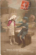 Militaria - Enfant Déguisé En Miitaire - Repose Toi... Sois Calme, écoute Ma Prière.. - Carte Postale Ancienne - Patriottisch