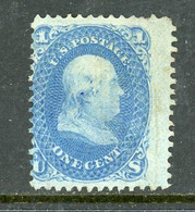 USA 1867 No Gum - Unused Stamps