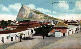 N°38389 Z  -cpa Gibraltar -rock From La LInea- - Gibraltar
