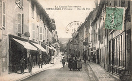 France - La Creuse Pittoresque - Bourganeuf - Rue Du Puy - Edit. Ch. Rebière - Carte Postale Ancienne - Guéret