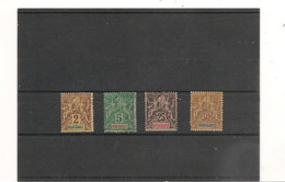DIEGO-SUAREZ N° Y/T : 39-41 Oblitérés Et 45/46 (**) Sans Gomme Cote : 38,00 € - Used Stamps