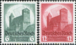 149827 MNH ALEMANIA 1934 2 CONGRESO DE NUREMBERG - Châteaux