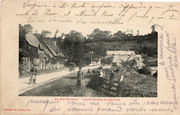 CPA 14 AU PAYS NORMAND LE JOLI HAMEAU DE CATHEOLES RARE BELLE CARTE !! - Sonstige & Ohne Zuordnung