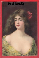 MADELAINE ANGELO  ASTI DECOLLETAGE GLAMOUR ART  FASHION   RAPHAEL TUCK SERIES  RP - Asti