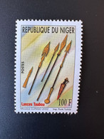 Niger 2002 Mi. 1986 Lances Toubou Lanzen Weapons MNH ** 1 Val. - Níger (1960-...)