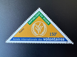 Niger 2001 Mi. 1972 Année Internationale Des Volontaires Volunteers Ehrenamt MNH ** 1 Val. - Niger (1960-...)
