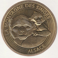 MONNAIE DE PARIS 2017 - 67 KINTZHEIM Montagne Des Singes Alsace - La Mère Et Son Petit - 2017