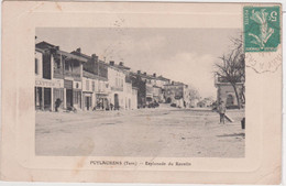 CPA - PUYLAURENS -  Esplanade Du Ravelin - Puylaurens