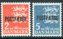 DENMARK 1972 Parcel Post Overprint On Arms Definitives 2 Kr. And 5 Kr. MNH / **.  Michel 44-45 - Paquetes Postales