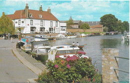 THE CUTTER INN, RIVER GREAT OUSE, ELY, CAMBRIDGESHIRE, ENGLAND. UNUSED POSTCARD   Ls1 - Ely