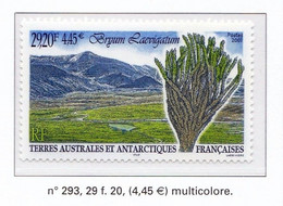 TAAF 2001 N° 293  Neuf ** Qualité Sup. - Unused Stamps