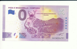 Billet Touristique 0 Euro - PIZZA E MOZZARELLA - CAMPANIA - SECL - 2020-1 - ANNIV - N°  4791 - Autres & Non Classés