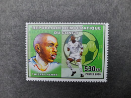 ALLEMAGNE DEUTSCHLAND 2006 THIERRY HENRY FRANCE  MNH**  FOOTBALL FUSSBALL SOCCER CALCIO VOETBAL FOOT CONGO - 2006 – Germany