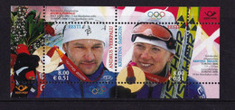 GOLD MEDAL Torino Olympic Winners.  2006 Estonia MNH  MINI SHEET - Winter 2006: Turin - Paralympics