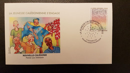 Caledonia 2022 Caledonie Caledonian Youth Get Involved Stylized Stamp 1v FDC PJ - Unused Stamps