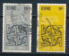 °°° IRELAND - Y&T N°234/35 - 1969 °°° - Usati