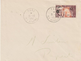 15624   FARE - île HUAHINE - 31/12/1968 - Cartas & Documentos