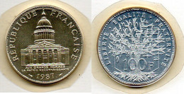 MA 20119 / 100 Francs 1987 Panthéon FDC - 100 Francs