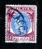 389 BCx Malacca 1954 Scott 66 Used ( All Offers 20% Off! ) - Malacca